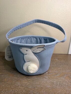 New Easter Basket Embroidered Bunny Fabric - Threshold™